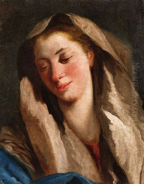 The Virgin Mary Oil Painting by Giovanni Domenico Tiepolo