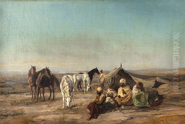 Arab Encampment Oil Painting by Louis Comfort Tiffany