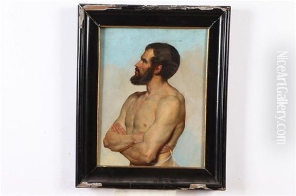 Portrait Of Male Nude Oil Painting by Johann Till the Younger