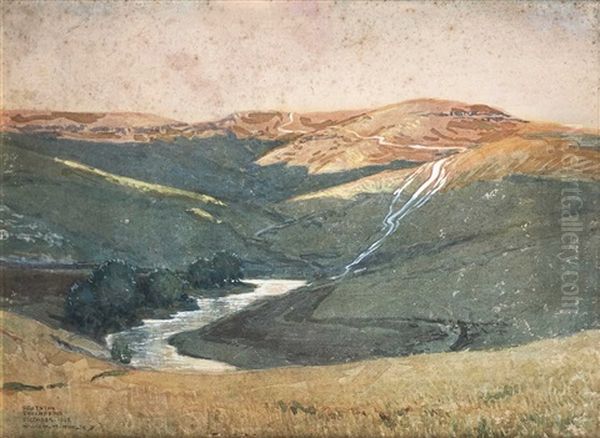 Scotston Underberg December 1955 Oil Painting by William Mitcheson Timlin