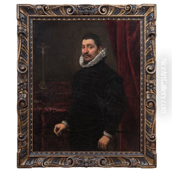 Retrato De Caballero Oil Painting by Domenico Tintoretto