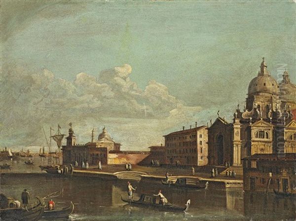 Santa Maria Della Salute Oil Painting by Francesco Tironi