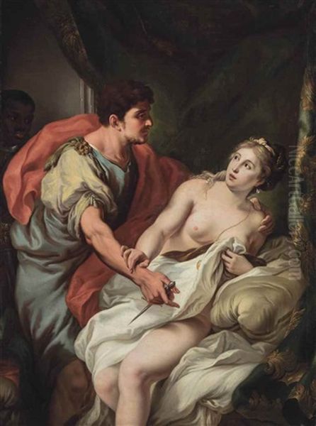 Tarquin And Lucretia by Johann Heinrich Tischbein the Elder