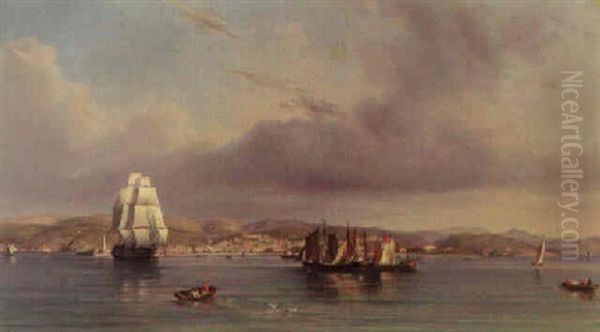 Trieste Oil Painting by August Anton Tischbein