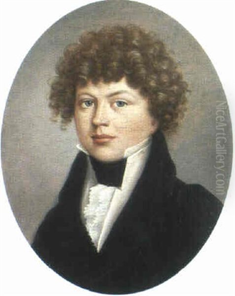 Portrat Des Ludwig Edouard Leonhardi Oil Painting by Carl Wilhelm (Ludwig) Tischbein