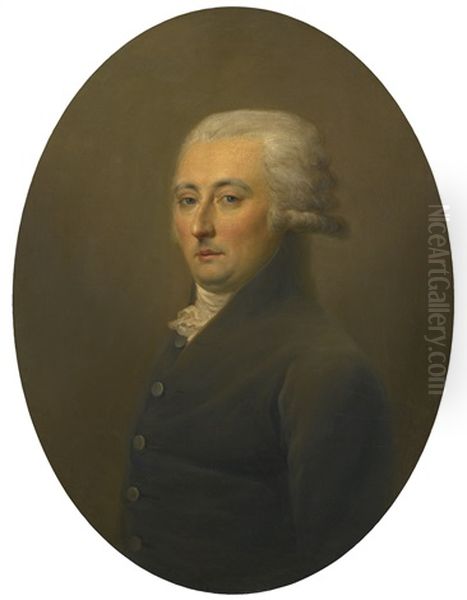 Portrait Of Yakov Dmitrievich Lanskoy Oil Painting by Johann Friedrich August Tischbein