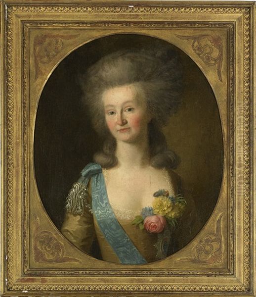 Portrait Of A Lady Oil Painting by Johann Heinrich Wilhelm Tischbein