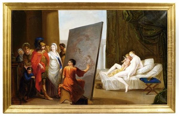 Alexander Der Grosse Im Atelier Des Apelles Oil Painting by Johann Heinrich Wilhelm Tischbein