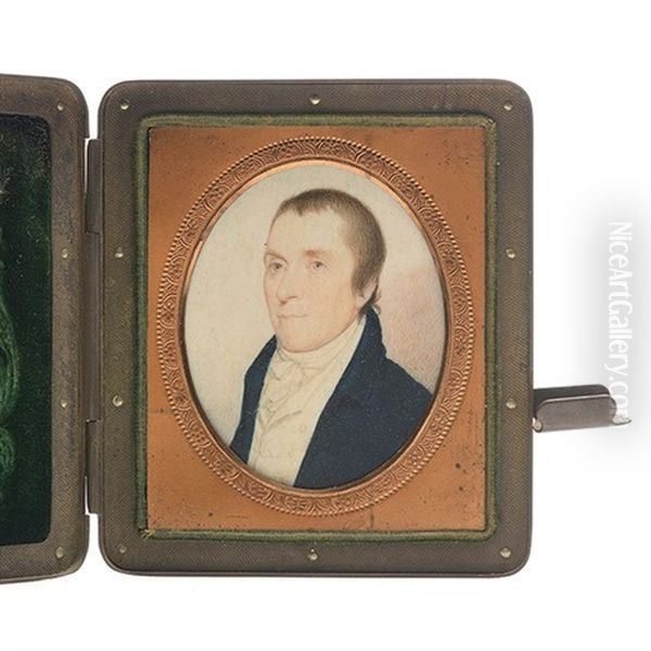 Portrait Miniature Of Mr. Samuel Watkinson Oil Painting by Elkanah Tisdale