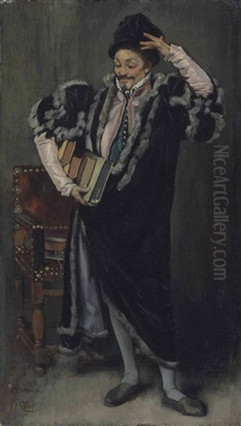 Le Deuxieme Comedien Oil Painting by James Jacques Joseph Tissot