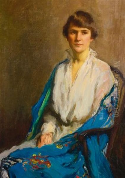 Josephine Titcomb Bailey, The Artist's Niece Oil Painting by Mary Bradish Titcomb