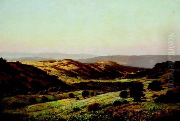 Landscape Oil Painting by Henry Bremond