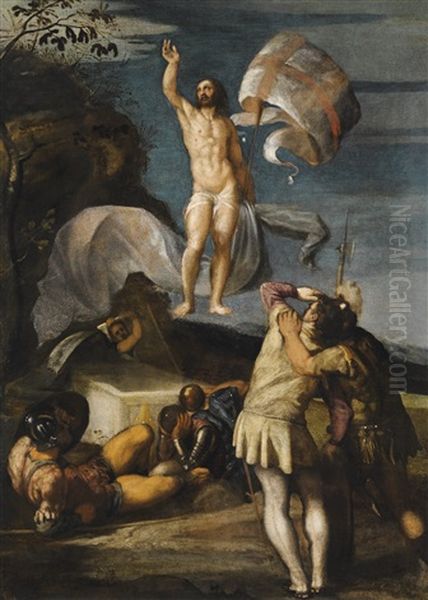 The Resurrection Of Christ Oil Painting by  Titian