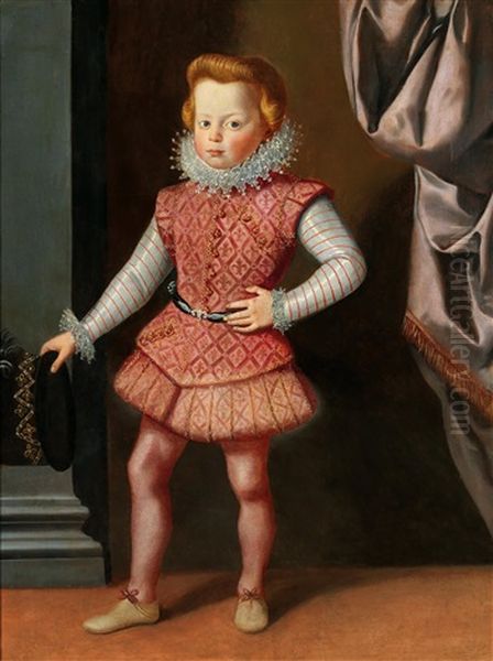 Portrait Of A Young Boy Of The Florentine Nobility Oil Painting by Tiberio (Valerio) di Tito