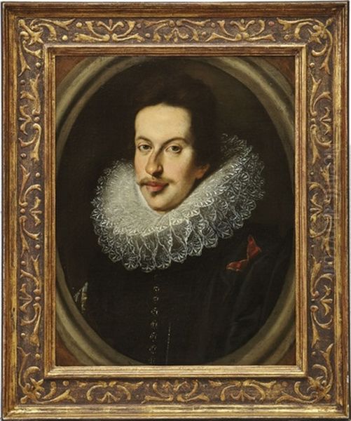 Bildnis Von Cosimo Ii. De' Medici Oil Painting by Tiberio (Valerio) di Tito