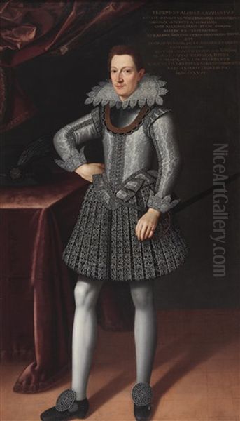 Bildnis Von Federico Cavriani Oil Painting by Tiberio (Valerio) di Tito