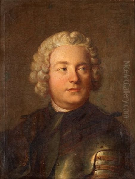 Carl Gustaf Tessin (1695-1770) Oil Painting by Louis Tocque