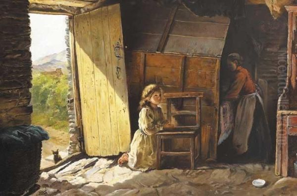 Morning Prayer Oil Painting by James Brenan