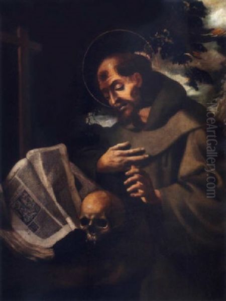 L'extase De Saint Francois Oil Painting by Juan de Toledo