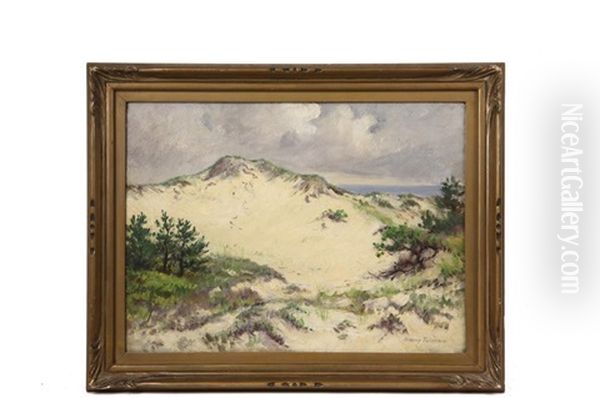 Provincetown Dunes Oil Painting by Stacy Tolman