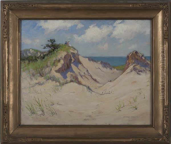 View From The Dunes Oil Painting by Stacy Tolman