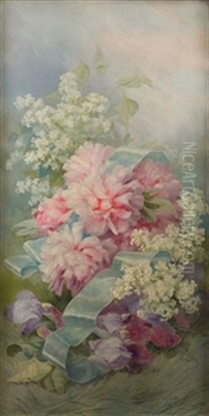 Flores Oil Painting by Aurelio Tolosa Alsina