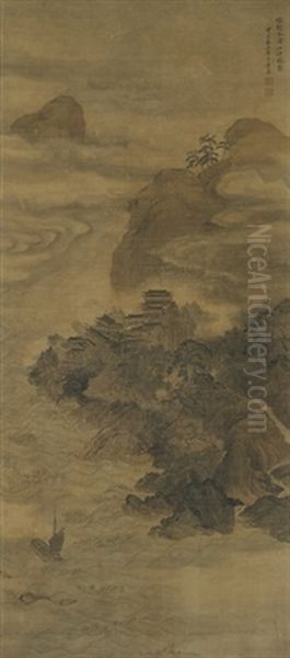 Sailing In The Morning Oil Painting by  Tong Yuan