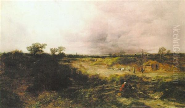 Sefton Meadows Oil Painting by Robert Tonge