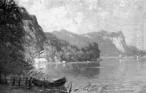 Mondsee Bei Salzburg Oil Painting by Kurt Toepel