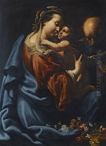 The Holy Family Oil Painting by Niccolo Tornioli