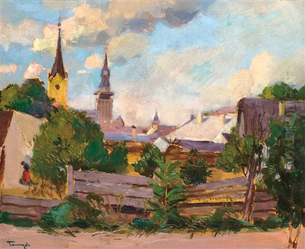 Subotica Oil Painting by Janos Tornyai