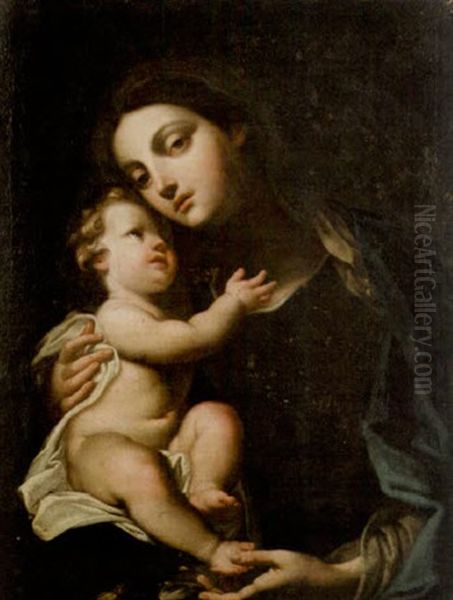 The Madonna And Child Oil Painting by Flaminio Torre