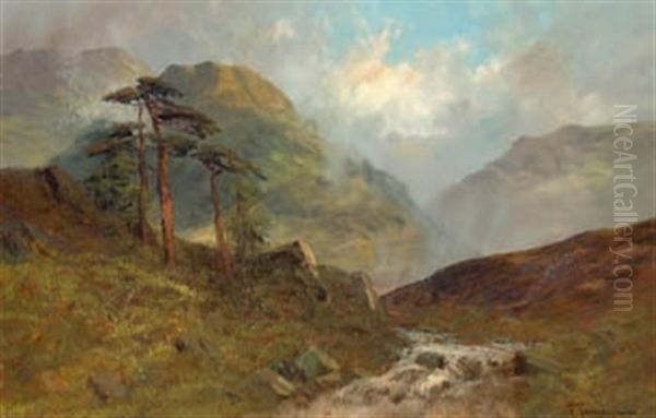 Paisaje Montanoso Oil Painting by Francisco Torrescassana