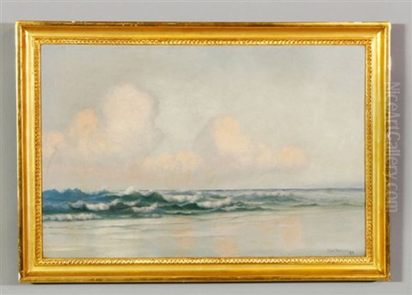 Ocean Scene Oil Painting by Charles Torrey