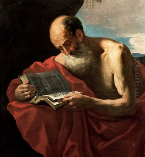 San Girolamo Oil Painting by Flaminio Torri