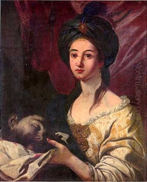 Salome Oil Painting by Flaminio Torri