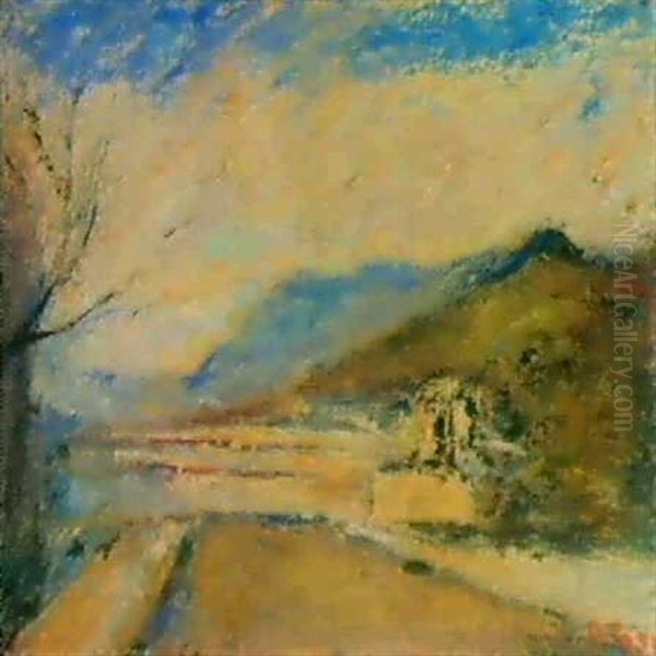 Paesaggio (1947) Oil Painting by Alois Tott