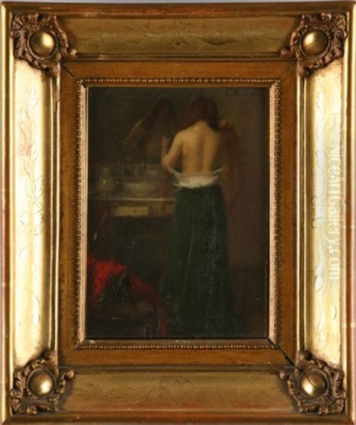 La Toilette Oil Painting by Etienne Tournes