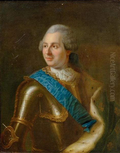 Portrait Of A Nobleman In Armour Oil Painting by Nicolas Tournier