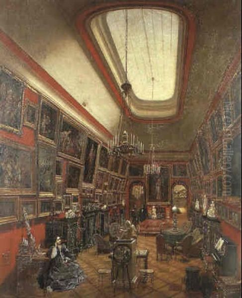 La Chambre D'exposition Oil Painting by Piotr Vassilievitch Toutoukine