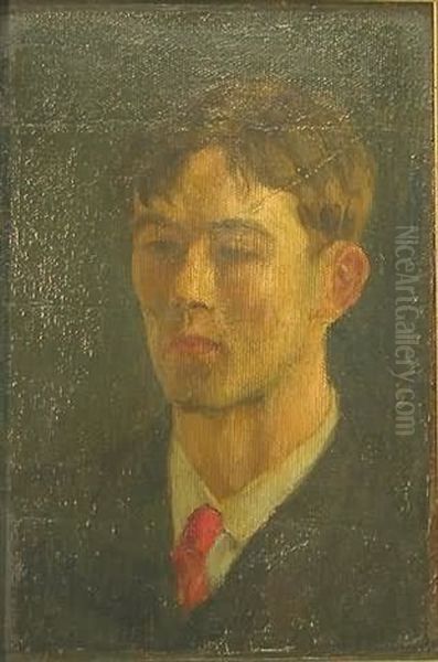 Portrait Of Walter Emerson Baum Oil Painting by William Brooke Thomas Trego