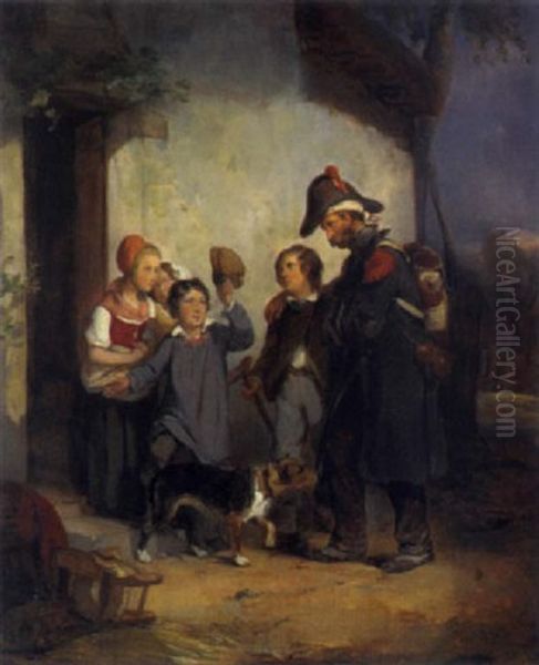 Der Heimkehr Oil Painting by Johann Friedrich Treml