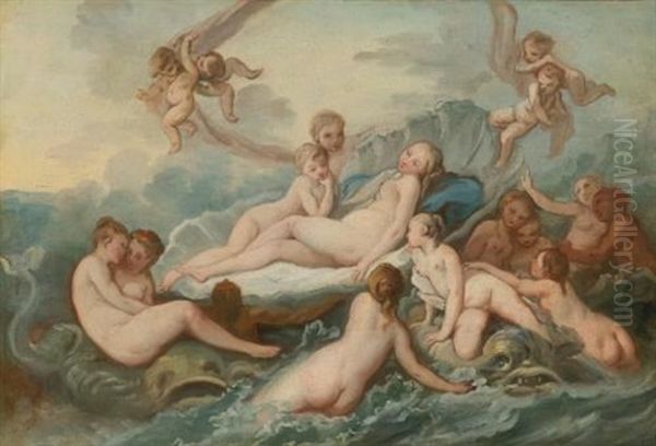 The Birth Of Venus Oil Painting by Pierre Charles Tremolieres