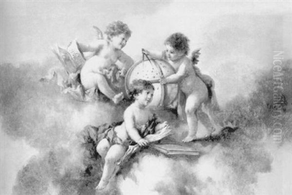 Allegory Of Astronomy by Pierre Charles Tremolieres