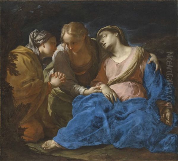 The Three Marys Oil Painting by Francesco Trevisani