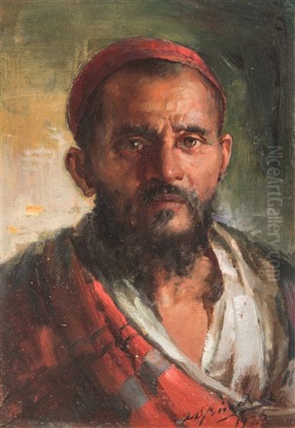 Portrait Eines Mannes Oil Painting by Antonio Xavier Trindade