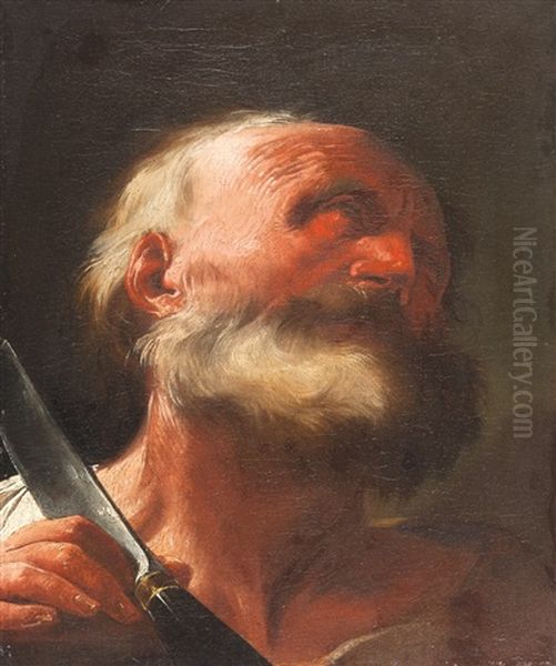 Bartholomew The Apostle Oil Painting by Paul Troger