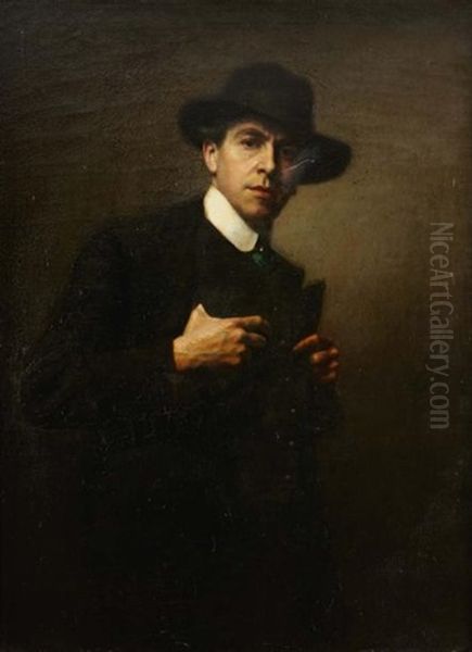 Autoportrait Presume Oil Painting by Antony Troncet