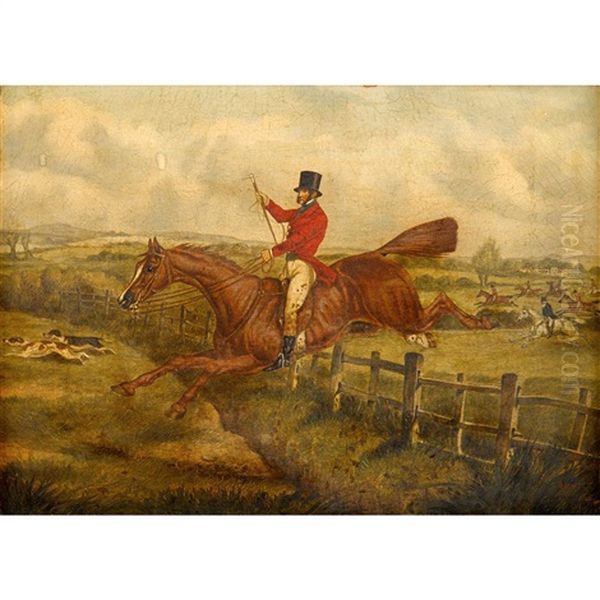 Tally Ho; Over The Fence (pair) by William Henry Hamilton Trood