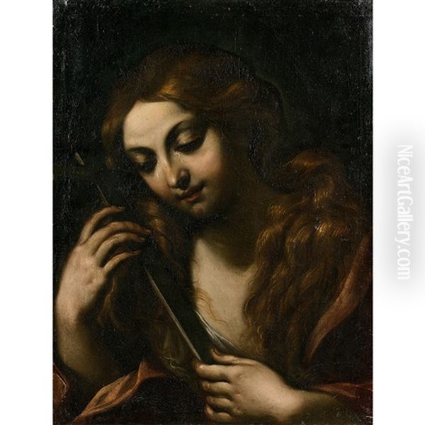 Marie-madeleine Oil Painting by Girolamo Troppa